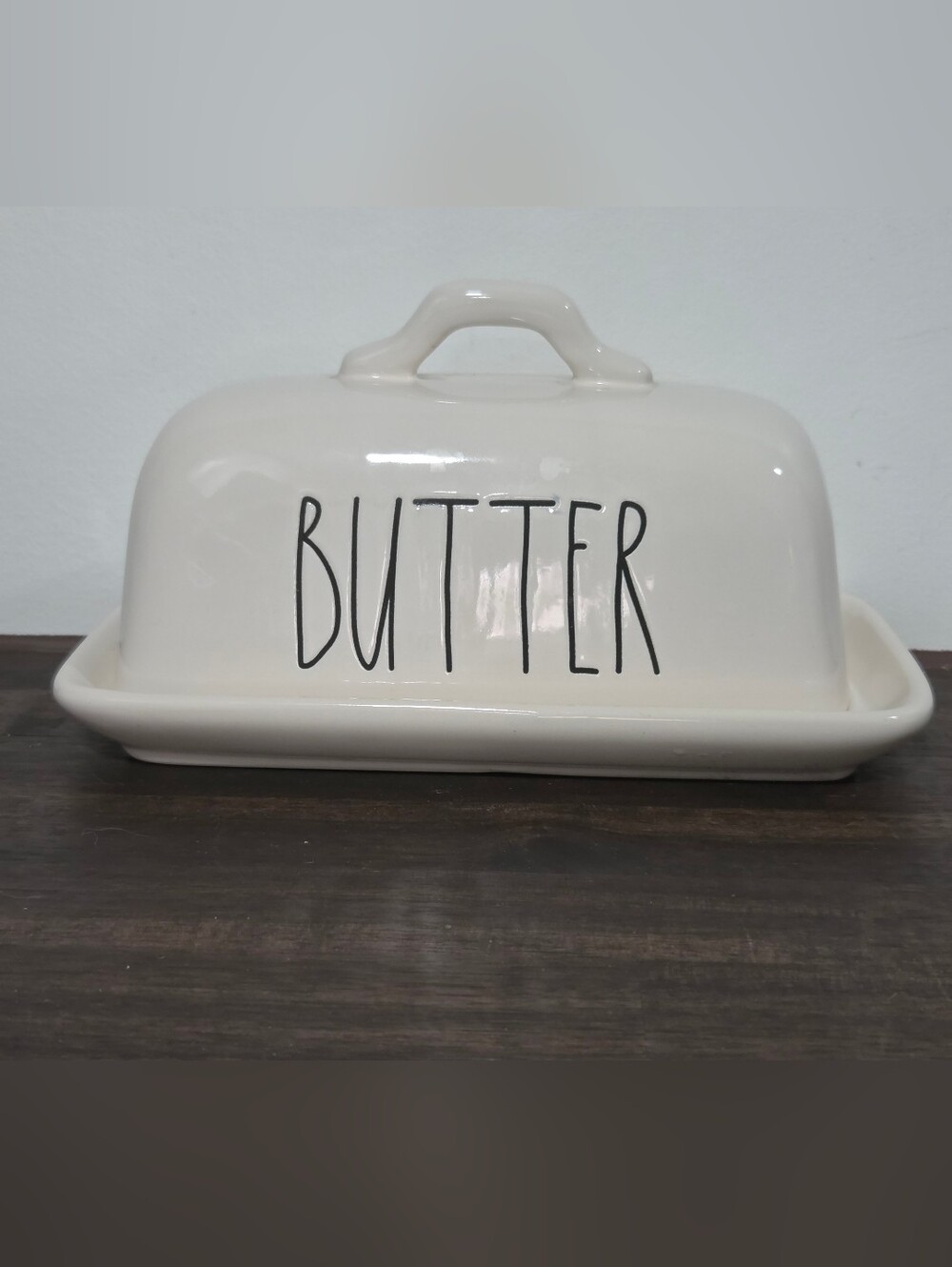 Rae Dunn Butter Dish with Lid